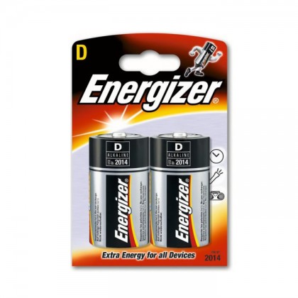 Батарейки алкалайновые Energizer LR20 (2 шт.)